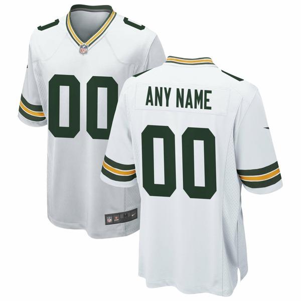 ナイキ ユニフォーム メンズ Green Bay Packers Nike Custom Game Jersey White｜asty-shop2｜04