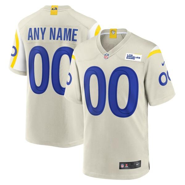 ナイキ ユニフォーム トップス メンズ Nike Los Angeles Rams Custom Game Jersey Bone｜asty-shop2｜02