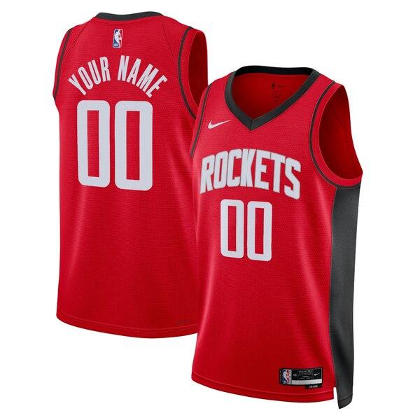 ナイキ ユニフォーム トップス メンズ Houston Rockets Nike Unisex Swingman Custom Jersey Red Icon Edition｜asty-shop2｜04