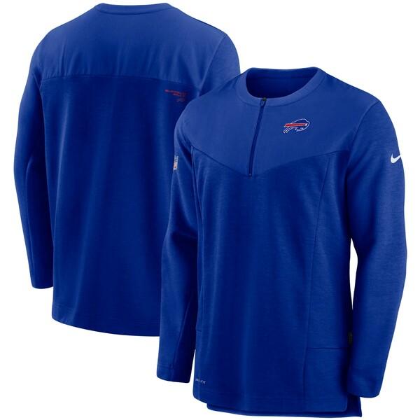 ナイキ パーカー・スウェットシャツ アウター メンズ Buffalo Bills Nike Sideline HalfZip UV Performance Jacket Royal