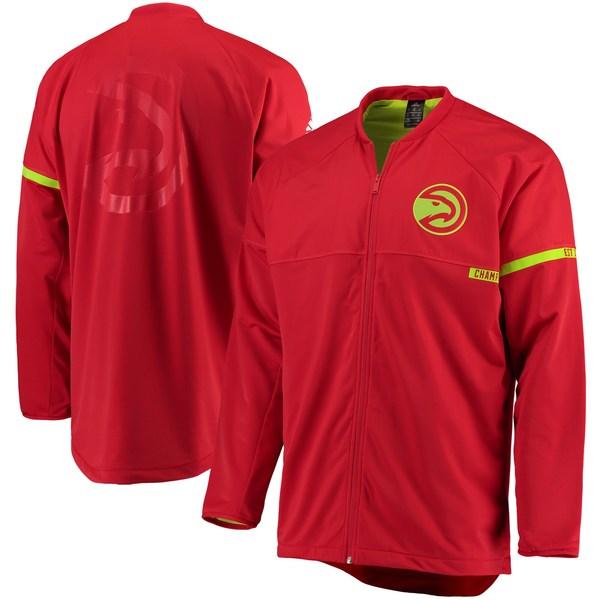 春新作の 16 Adidas Hawks Atlanta メンズ アウター ジャケット ブルゾン アディダス ジャケット ブルゾン メンズ アディダス Oncourt Red Jacket Fullzip ジャケット