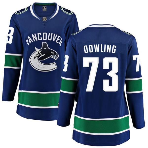 人気ブランドを レディース トップス ユニフォーム ファナティクス ユニフォーム レディース ファナティクス Vancouver Blue Jersey Custom Breakaway Home Women S Branded Fanatics Canucks 応援グッズ Meorboston Org