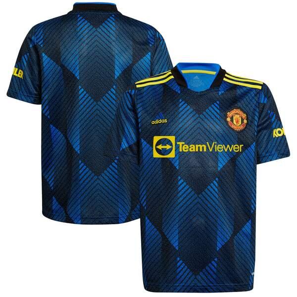 アディダス レプリカユニフォーム ユニフォーム トップス スポーツ メンズ Manchester メンズ United Adidas 21 22 Third Replica Asty2 Blue 75 1tpamx9ukd 0387 海外インポートファッション Jersey