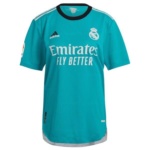 新版 Adidas Madrid Real Kroos Toni メンズ トップス ユニフォーム アディダス 21 22 Aqua Jersey Player Authentic Third レプリカユニフォーム サイズ L Pathwaysfl Org