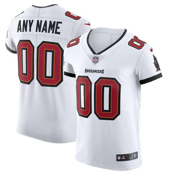 ナイキ ユニフォーム トップス メンズ Tampa Bay Buccaneers Nike Vapor Elite Custom Jersey White
