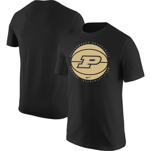 ナイキ Tシャツ メンズ Purdue Boilermakers Nike Basketball Logo TShirt Black｜asty-shop2｜03