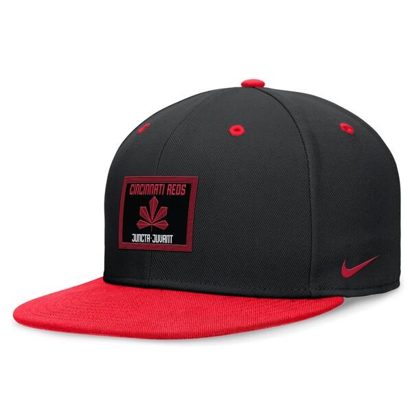 ナイキ 帽子 メンズ Cincinnati Reds Nike City Connect True Fitted Hat Black/Red｜asty-shop2｜05