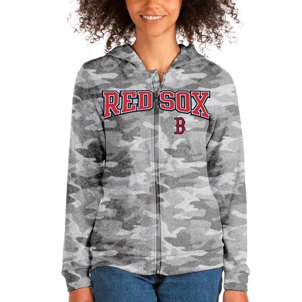 人気ブランドを Antigua Sox Red Boston レディース アウター パーカー スウェットシャツ アンティグア Women S Camo Hoodie Fullzip Absolute Wordmark パーカー サイズ Xl Www Quantumbytestore Com