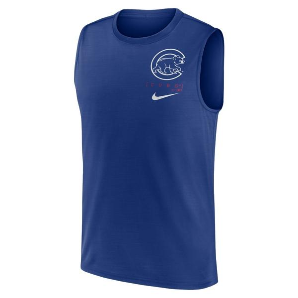 ナイキ Tシャツ メンズ Chicago Cubs Nike Large Logo Muscle Tank Top Royal｜asty-shop2｜02