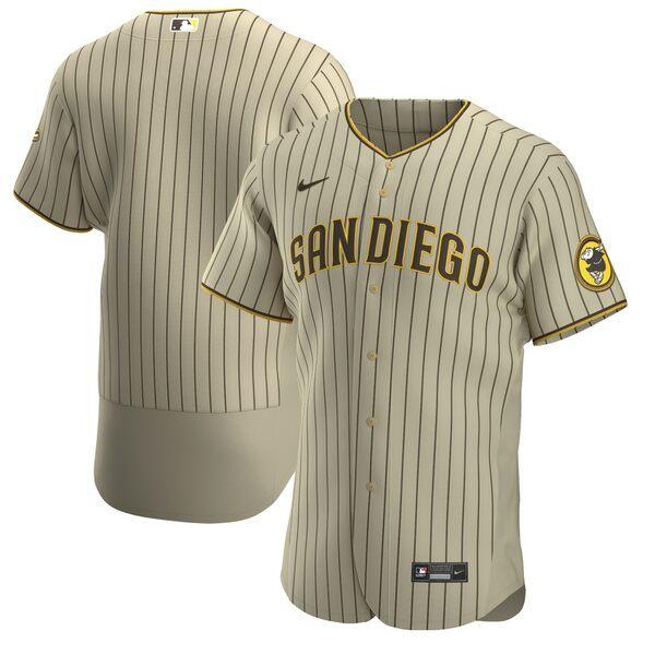 ナイキ 野球 ユニフォーム トップス メンズ Tan Brown San Diego Padres レプリカユニフォーム Nike Alternate Authentic Team Jersey Tan Brown 75 226zbw3h1f 58w1 海外インポートファッション Asty2