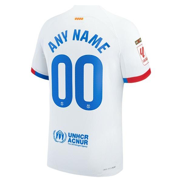 ナイキ ユニフォーム メンズ Barcelona Nike 2023/24 Away Custom Authentic Jersey White｜asty-shop2｜04