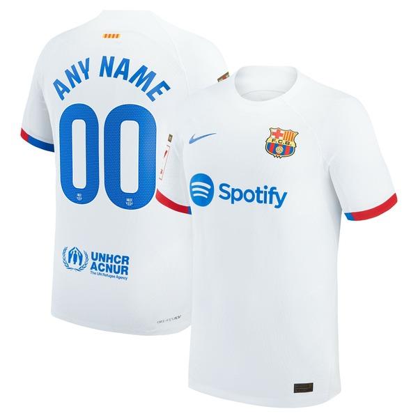 ナイキ ユニフォーム メンズ Barcelona Nike 2023/24 Away Custom Authentic Jersey White｜asty-shop2｜05