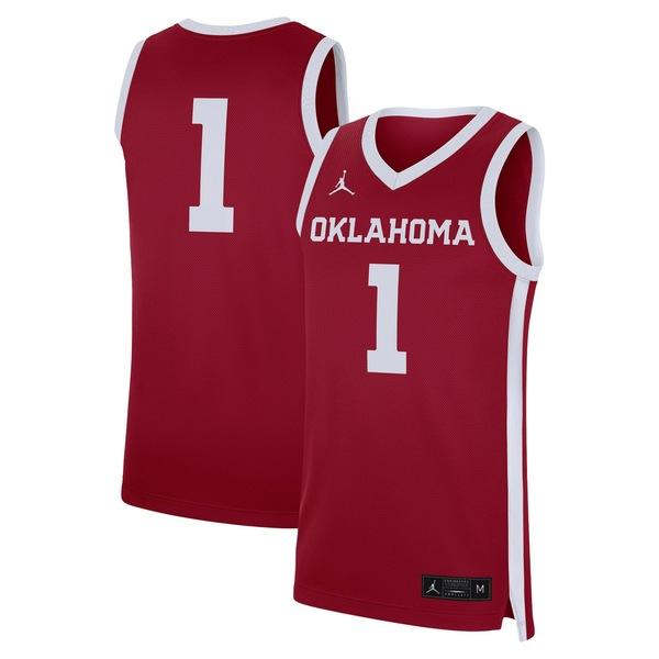 ジョーダン ユニフォーム メンズ Oklahoma Sooners Jordan Brand Replica Jersey Crimson｜asty-shop2｜03