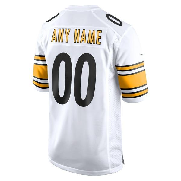 ナイキ ユニフォーム メンズ Pittsburgh Steelers Nike Game Custom Jersey White｜asty-shop2｜04