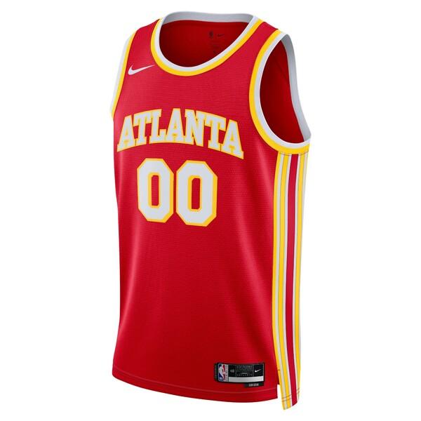 ナイキ ユニフォーム トップス メンズ Atlanta Hawks Nike Unisex Swingman Custom Jersey Red Icon Edition｜asty-shop2｜02