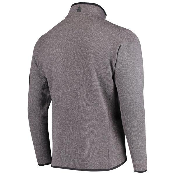 【おすすめ】 アンティグア パーカー・スウェットシャツ アウター メンズ Washington Huskies Antigua Fortune 1/2Zip Pullover Sweater Heathered Charcoal
