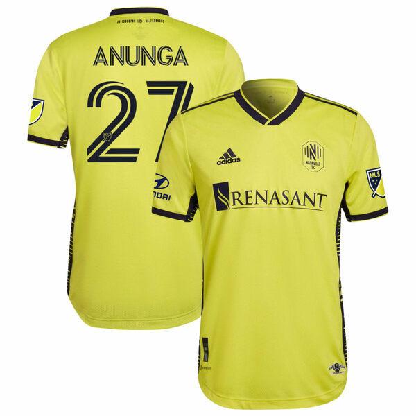 アディダス ユニフォーム トップス メンズ Nashville Sc Adidas Kit 22 22 The Adidas Yellow Jersey Custom 75