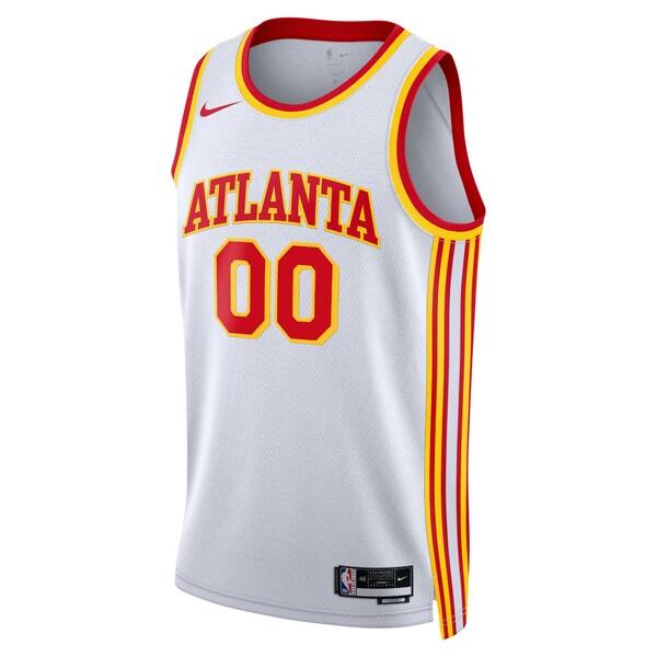 ナイキ ユニフォーム トップス メンズ Atlanta Hawks Nike Unisex Swingman Custom Jersey White Association Edition｜asty-shop2｜02