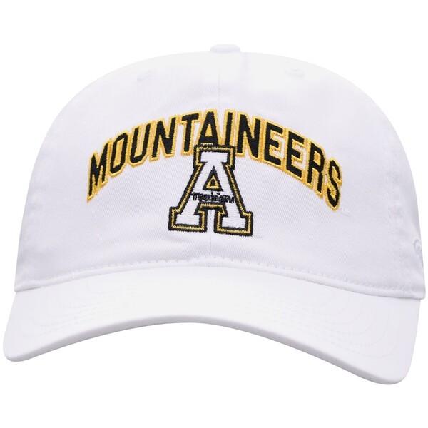 トップ オブ ザ ワールド 帽子 アクセサリー メンズ Appalachian State Mountaineers Top Of The World Classic Arch Adjustable Hat White 生まれのブランドで
