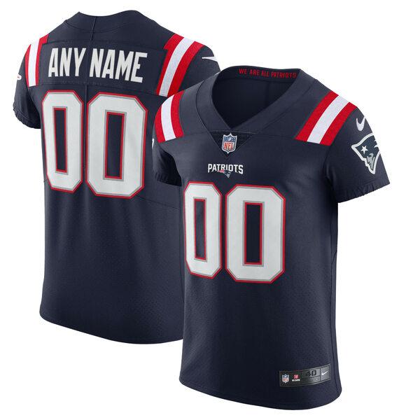 ナイキ ユニフォーム メンズ New England Patriots Nike Vapor Elite Custom Jersey Navy｜asty-shop2｜02