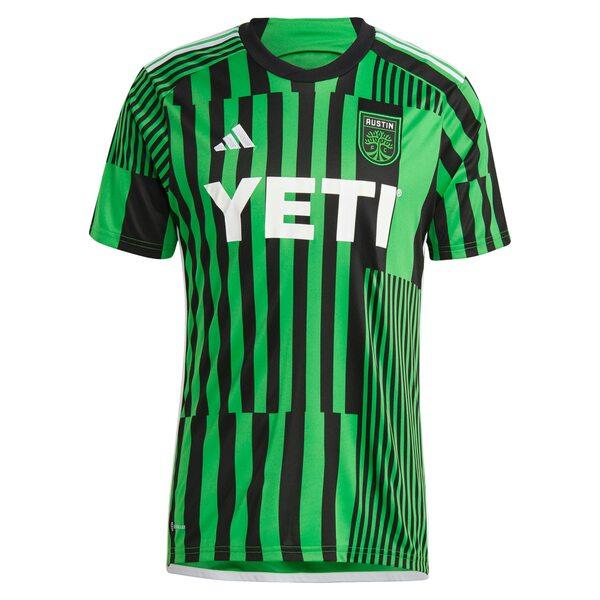 アディダス ユニフォーム トップス メンズ Austin FC adidas 2023 Las Voces Kit Replica Custom Jersey Green 88cm