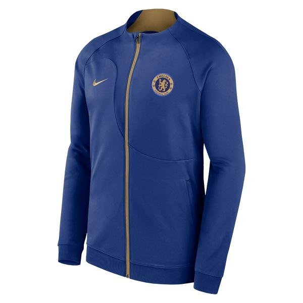webショップ ナイキ パーカー・スウェットシャツ アウター メンズ Men´s Nike Blue Chelsea 2023/24 Academy Pro Anthem Raglan Performance Full Zip Jacket