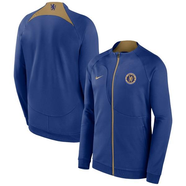 webショップ ナイキ パーカー・スウェットシャツ アウター メンズ Men´s Nike Blue Chelsea 2023/24 Academy Pro Anthem Raglan Performance Full Zip Jacket