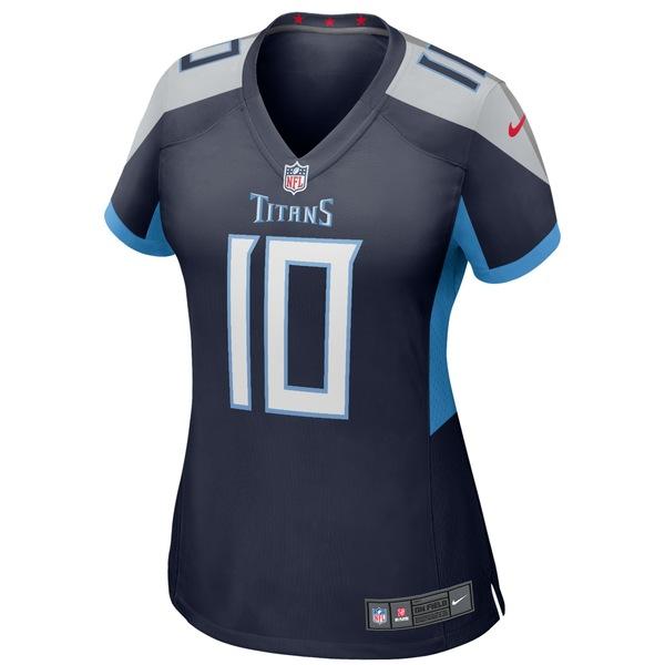 ナイキ ユニフォーム トップス レディース Vince Young Tennessee Titans Nike Women's Game Retired Player Jersey Navy｜asty-shop2｜02