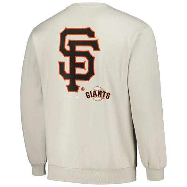レビュー高評価 プレジャーズ パーカー・スウェットシャツ アウター メンズ San Francisco Giants PLEASURES Ballpark Pullover Sweatshirt Gray