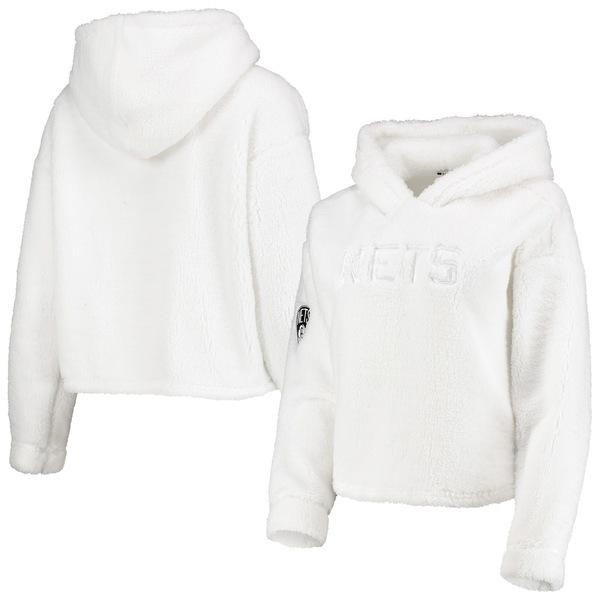 ダナキャラン パーカー スウェットシャツ アウター レディース Brooklyn アウター Nets Dkny Sport White Dkny Women S Cozy Pullover Hoodie White 75 4ak66knxzy 16a7 海外インポートファッション Asty2