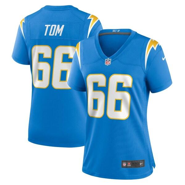 ナイキ ユニフォーム トップス レディース Cameron Tom Los Angeles Chargers Nike Women's  Game Jersey Powder Blue｜asty-shop2｜04