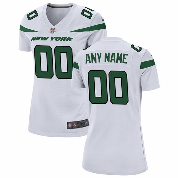 ナイキ ユニフォーム トップス レディース New York Jets Nike Women's Custom Game Jersey White｜asty-shop2｜02
