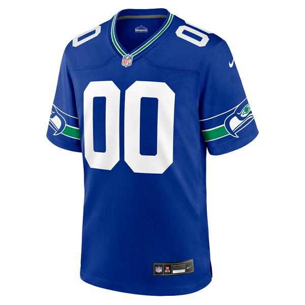 ナイキ ユニフォーム メンズ Seattle Seahawks Nike Throwback Custom Jersey Royal｜asty-shop2｜02