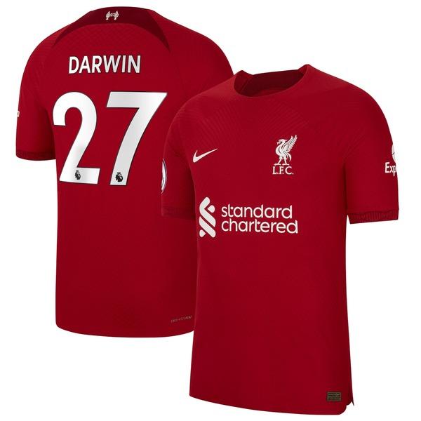 お手頃価格 ナイキ ユニフォーム トップス Authentic メンズ Darwin 23 Nez Player Home Liverpool  Nike Red 2022 Jersey 応援グッズ