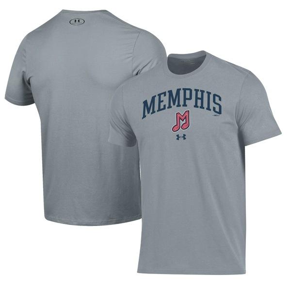 アンダーアーマー Tシャツ メンズ Memphis Redbirds Under Armour Performance TShirt Gray｜asty-shop2｜04