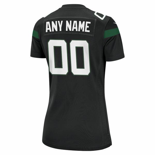 ナイキ ユニフォーム トップス レディース New York Jets Nike Women's Alternate Custom Game Jersey Stealth Black｜asty-shop2｜04