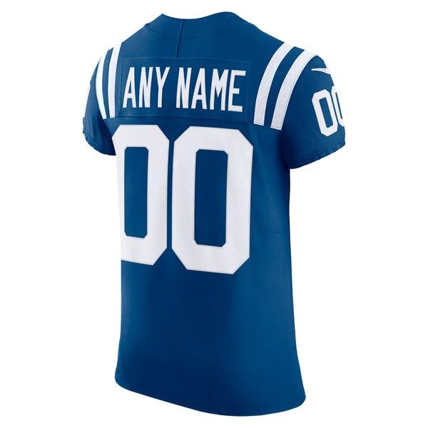 ナイキ ユニフォーム トップス メンズ Indianapolis Colts Nike Vapor F.U.S.E. Elite Custom Jersey Royal｜asty-shop2｜03