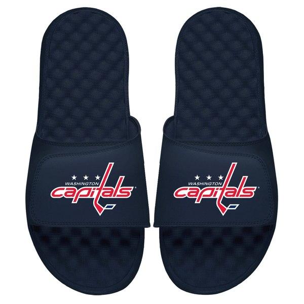 素敵な メンズ シューズ サンダル アイスライド Washington Navy Sandals Slide Logo Primary ISlide Capitals ストラップ、スポーツサンダル