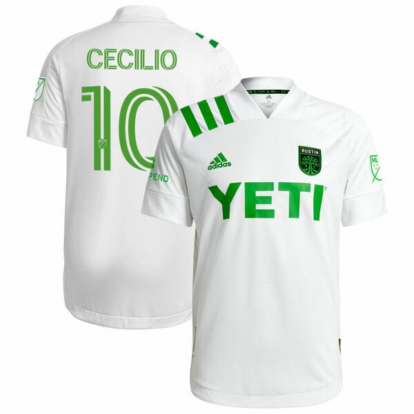 アディダス 野球 ユニフォーム 応援グッズ トップス Jersey メンズ Austin Fc Adidas 21 Secondary Legends Custom Authentic Jersey White 75 Fnwenk8hze 16a7 海外インポートファッション Asty2