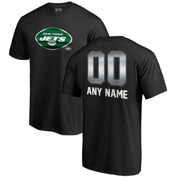 ファナティクス Tシャツ トップス メンズ New York Jets NFL Pro Line by Fanatics Branded Personalized Midnight Mascot TShirt Black｜asty-shop2｜02