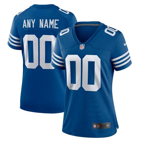 ナイキ ユニフォーム トップス レディース Indianapolis Colts Nike Women's Alternate Custom Jersey Royal｜asty-shop2｜05