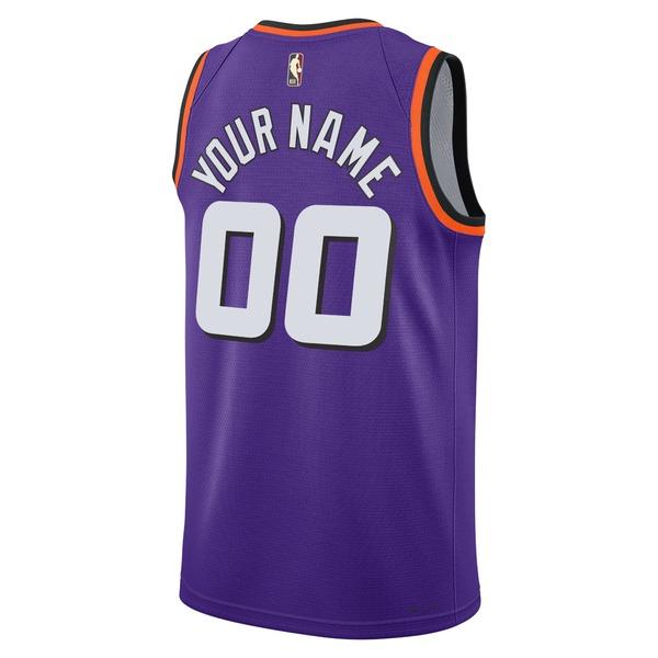 ナイキ ユニフォーム トップス メンズ Phoenix Suns Nike Unisex 2022/23 Custom Swingman Jersey  Classic Edition Purple｜asty-shop2｜03