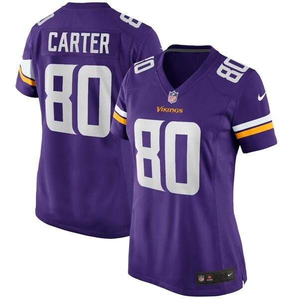 ナイキ ユニフォーム トップス レディース Cris Carter Minnesota Vikings Nike Women's Game Retired Player Jersey Purple｜asty-shop2｜04