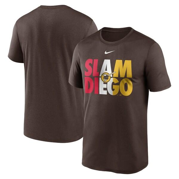 最大の割引 San メンズ トップス Tシャツ ナイキ Diego Brown TShirt Performance Rep Club Local Nike Padres 半袖