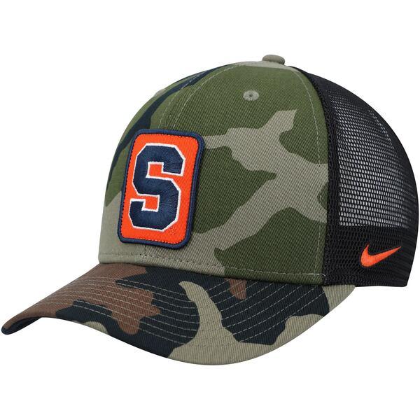 ナイキ 帽子 メンズ Syracuse Orange Nike Classic99 Trucker Snapback Hat Camo/Black｜asty-shop2｜05