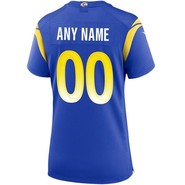 ナイキ ユニフォーム トップス レディース Nike Los Angeles Rams Women's Custom Game Jersey Royal｜asty-shop2｜04