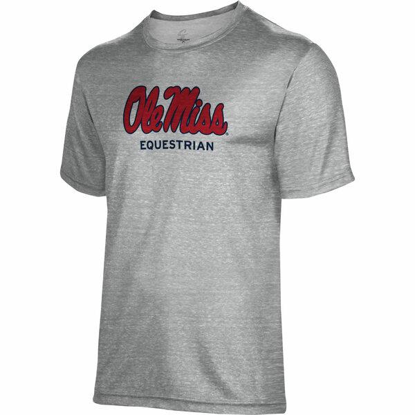 プロスフィア Tシャツ メンズ Ole Miss Rebels Equestrian Name Drop TShirt Gray｜asty-shop2｜02