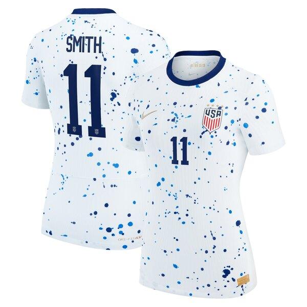 ナイキ ユニフォーム トップス レディース Sophia Smith USWNT Nike Women's 2023 Home Authentic Player Jersey White｜asty-shop2｜04