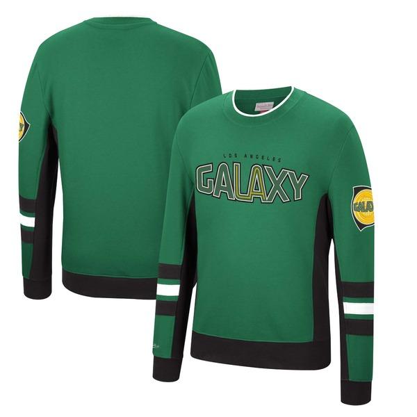 公式の ミッチェルネス パーカー・スウェットシャツ アウター メンズ LA Galaxy Mitchell  Ness Since '96  Hometown Champs Pullover Sweatshirt Green:大特価アウトレット -istx.edu.ec