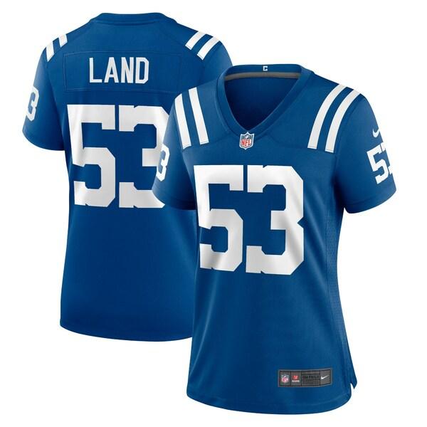 ナイキ ユニフォーム トップス レディース Isaiah Land Indianapolis Colts Nike Women's Team Game Jersey Royal｜asty-shop2｜04